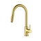Kibi Circular Single Handle Pull Down Kitchen Faucet KKF2013BG - alternate 1